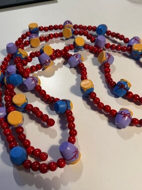 Winnie the Pooh wood garland 8 feet (2 strands 16 feet total)